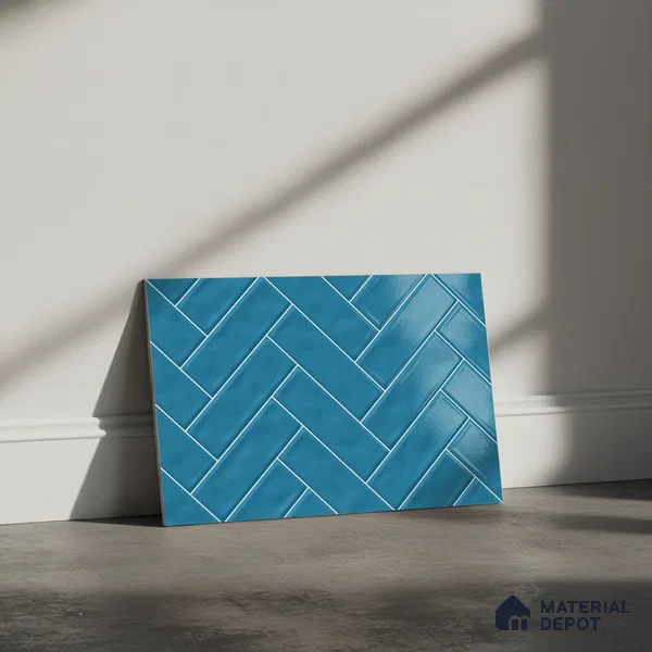 Faux Subway Look Wall Tile TL 08871 D | Glossy Finish 18 x 12 inch Ceramic Tile - 7 mm | Suitable For Kitchen & Bathroom