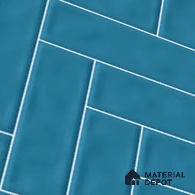 Faux Subway Look Wall Tile TL 08871 D | Glossy Finish 18 x 12 inch Ceramic Tile - 7 mm | Suitable For Kitchen & Bathroom