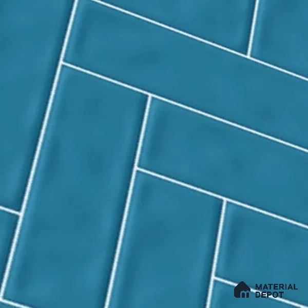 Faux Subway Look Wall Tile TL 08871 D | Glossy Finish 18 x 12 inch Ceramic Tile - 7 mm | Suitable For Kitchen & Bathroom