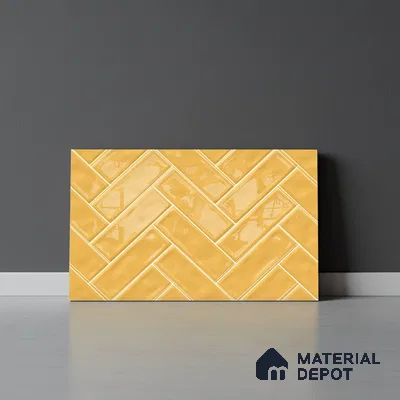 Faux Subway Look Wall Tile TL 08871 E | Glossy Finish 18 x 12 inch Ceramic Tile - 7 mm | Suitable For Kitchen & Bathroom