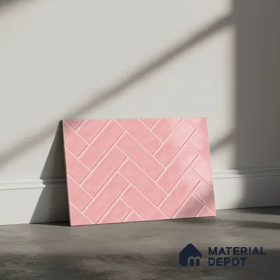 Faux Subway Look Wall Tile TL 08871 F | Glossy Finish 18 x 12 inch Ceramic Tile - 7 mm | Suitable For Kitchen & Bathroom