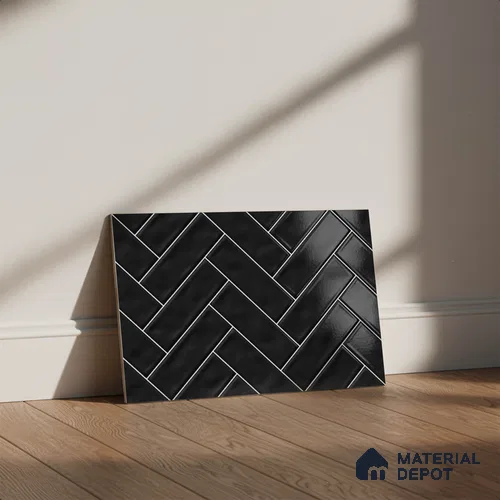 Faux Subway Look Wall Tile TL 08871 | Glossy Finish 18 x 12 inch Ceramic Tile - 7 mm | Suitable For Kitchen & Bathroom