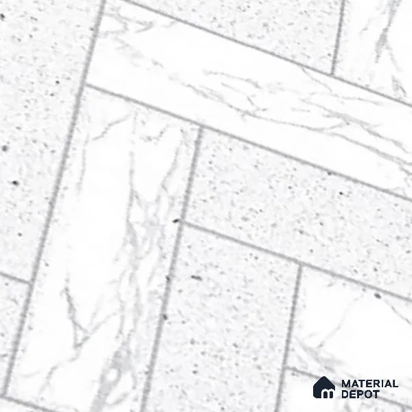 Faux Subway Look Wall Tile TL 08853 B | Glossy Finish 18 x 12 inch Ceramic Tile - 7 mm | Suitable For Kitchen & Bathroom