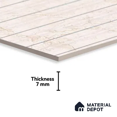 Patterned Look Wall Tile TL 08867 | Glossy Finish 18 x 12 inch Ceramic Tile - 7 mm | Suitable For Kitchen & Bathroom
