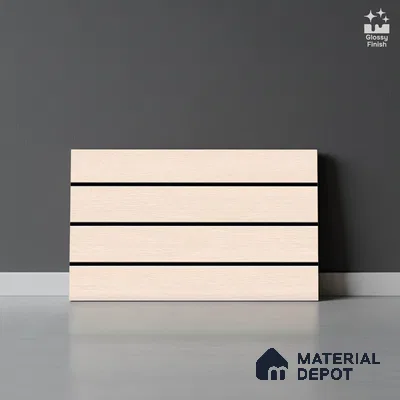 Wood Look Wall Tile TL 08868 B | Glossy Finish 18 x 12 inch Ceramic Tile - 7 mm | Suitable For Kitchen & Bathroom