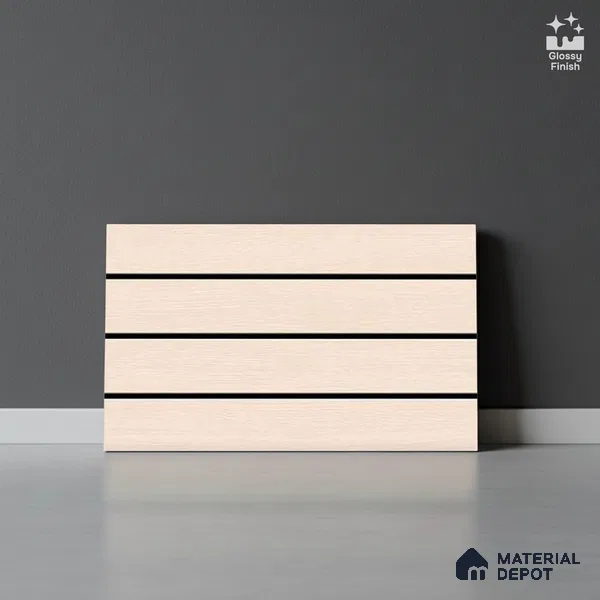 Wood Look Wall Tile TL 08868 B | Glossy Finish 18 x 12 inch Ceramic Tile - 7 mm | Suitable For Kitchen & Bathroom