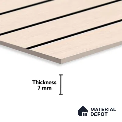 Wood Look Wall Tile TL 08868 B | Glossy Finish 18 x 12 inch Ceramic Tile - 7 mm | Suitable For Kitchen & Bathroom