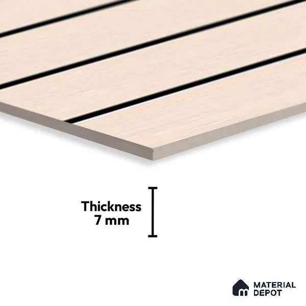Wood Look Wall Tile TL 08868 B | Glossy Finish 18 x 12 inch Ceramic Tile - 7 mm | Suitable For Kitchen & Bathroom