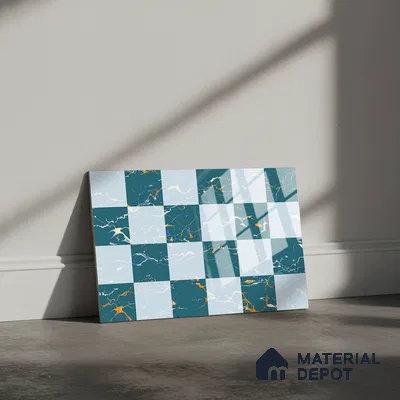 Highlighter Look Wall Tile TL 08843 B | Glossy Finish 18 x 12 inch Ceramic Tile - 7 mm | Suitable For Kitchen & Bathroom