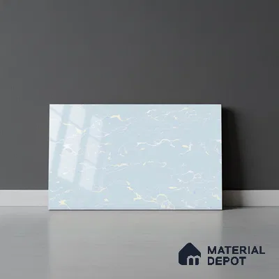 Marble Look Wall Tile TL 08843 C | Glossy Finish 18 x 12 inch Ceramic Tile - 7 mm | Suitable For Kitchen & Bathroom