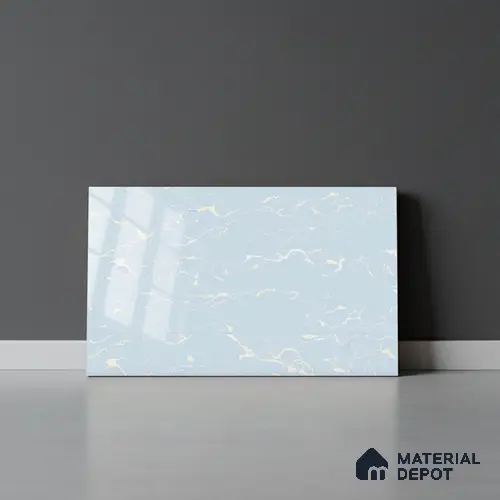Marble Look Wall Tile TL 08843 C | Glossy Finish 18 x 12 inch Ceramic Tile - 7 mm | Suitable For Kitchen & Bathroom