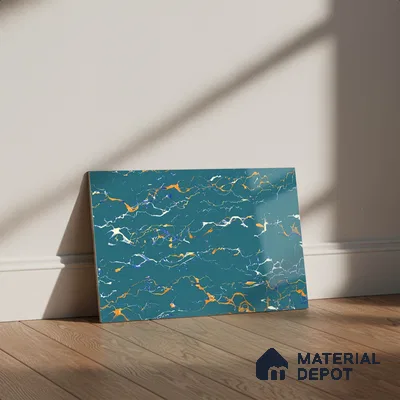 Marble Look Wall Tile TL 08843 | Glossy Finish 18 x 12 inch Ceramic Tile - 7 mm | Suitable For Kitchen & Bathroom