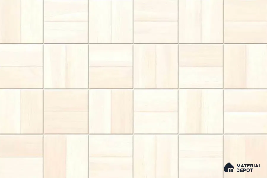 Wood Look Wall Tile TL 08863 B | Glossy Finish 18 x 12 inch Ceramic Tile - 7 mm | Suitable For Kitchen & Bathroom