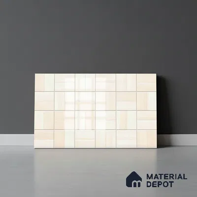 Wood Look Wall Tile TL 08863 B | Glossy Finish 18 x 12 inch Ceramic Tile - 7 mm | Suitable For Kitchen & Bathroom