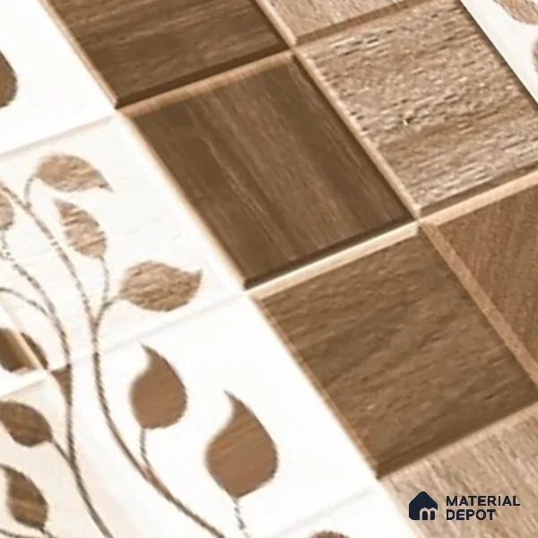 Highlighter Look Wall Tile TL 08852 B | Glossy Finish 18 x 12 inch Ceramic Tile - 7 mm | Suitable For Kitchen & Bathroom