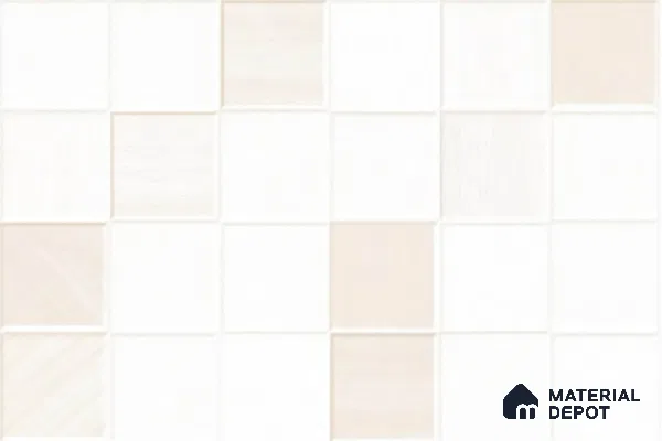 Wood Look Wall Tile TL 08852 C | Glossy Finish 18 x 12 inch Ceramic Tile - 7 mm | Suitable For Kitchen & Bathroom