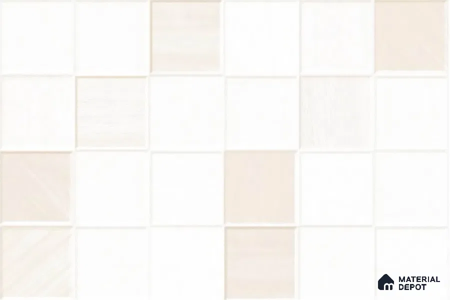 Wood Look Wall Tile TL 08852 C | Glossy Finish 18 x 12 inch Ceramic Tile - 7 mm | Suitable For Kitchen & Bathroom