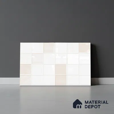 Wood Look Wall Tile TL 08852 C | Glossy Finish 18 x 12 inch Ceramic Tile - 7 mm | Suitable For Kitchen & Bathroom