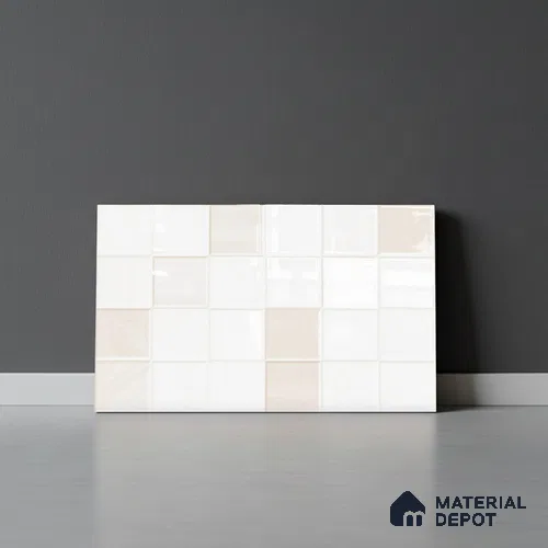 Wood Look Wall Tile TL 08852 C | Glossy Finish 18 x 12 inch Ceramic Tile - 7 mm | Suitable For Kitchen & Bathroom