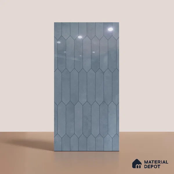 Faux Subway Look Wall & Floor Tile TL 08998 | Glossy Finish 4 ft x 2 ft Vitrified Tile - 9 mm | Suitable For Kitchen, Bathroom & Dining Area