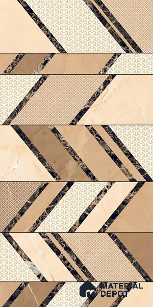 Highlighter Wall Tile TL 08984 | Glossy Finish 4 ft x 2 ft Vitrified Tile - 9 mm | Suitable For Bathroom, Accent/Feature Wall, Foyer