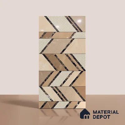 Highlighter Wall Tile TL 08984 | Glossy Finish 4 ft x 2 ft Vitrified Tile - 9 mm | Suitable For Bathroom, Accent/Feature Wall, Foyer