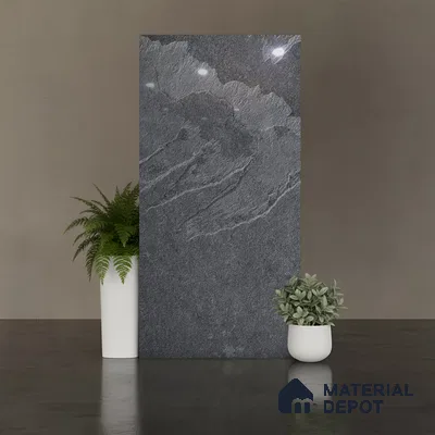 Marble Look Wall & Floor Tile TL 08888 | Glossy Finish 4 ft x 2 ft Vitrified Tile - 9 mm | Suitable For Kitchen, Bathroom, Bedroom & Office