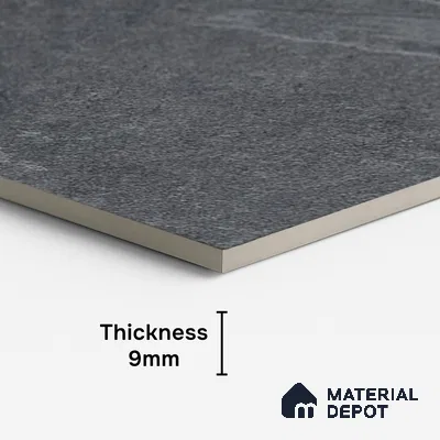 Marble Look Wall & Floor Tile TL 08888 | Glossy Finish 4 ft x 2 ft Vitrified Tile - 9 mm | Suitable For Kitchen, Bathroom, Bedroom & Office