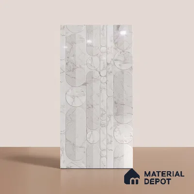 Highlighter Wall Tile TL 08988 | Glossy Finish 4 ft x 2 ft Vitrified Tile - 9 mm | Suitable For Bathroom, Accent/Feature Wall, Dining Area