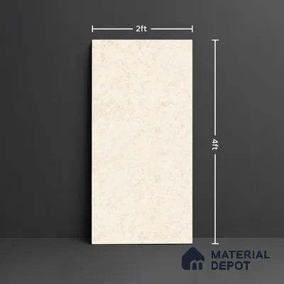 Stone Look Wall & Floor Tile TL 09039 | Glossy Finish 4 ft x 2 ft Vitrified Tile - 9 mm | Suitable For Kitchen, Bathroom, Bedroom & Office