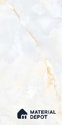 Marble Look Wall & Floor Tile TL 08993 | Glossy Finish 4 ft x 2 ft Vitrified Tile - 9 mm | Suitable For Kitchen, Bathroom, Bedroom & Office