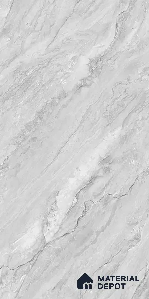 Marble Look Wall & Floor Tile TL 08955 | Glossy Finish 4 ft x 2 ft Vitrified Tile - 9 mm | Suitable For Kitchen, Bathroom, Bedroom & Office