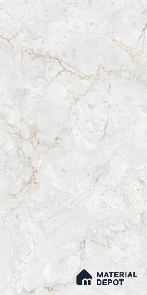 Marble Look Wall & Floor Tile TL 08959 | Glossy Finish 4 ft x 2 ft Vitrified Tile - 9 mm | Suitable For Kitchen, Bathroom, Bedroom & Office