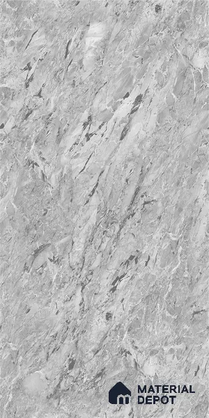 Marble Look Wall & Floor Tile TL 09037 | Glossy Finish 4 ft x 2 ft Vitrified Tile - 9 mm | Suitable For Kitchen, Bathroom, Bedroom & Office
