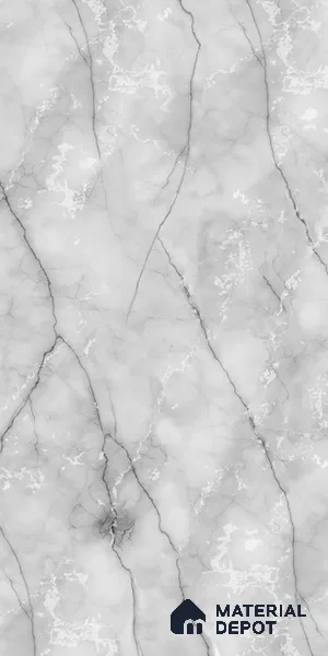 Marble Look Wall & Floor Tile TL 08957 | Glossy Finish 4 ft x 2 ft Vitrified Tile - 9 mm | Suitable For Kitchen, Bathroom, Bedroom & Office