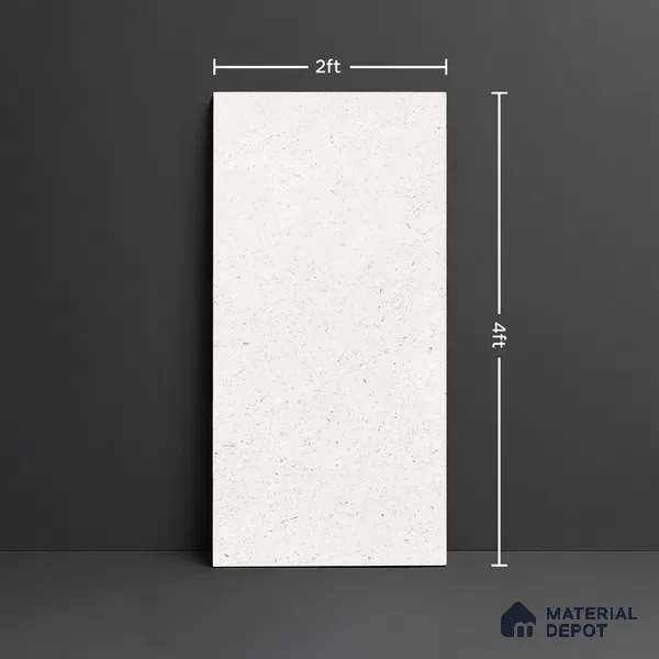 Stone Look Wall & Floor Tile TL 08962 | Glossy Finish 4 ft x 2 ft Vitrified Tile - 9 mm | Suitable For Kitchen, Bathroom, Bedroom & Office