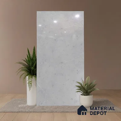 Stone Look Wall & Floor Tile TL 09032 | Glossy Finish 4 ft x 2 ft Vitrified Tile - 9 mm | Suitable For Kitchen, Bathroom, Bedroom & Office