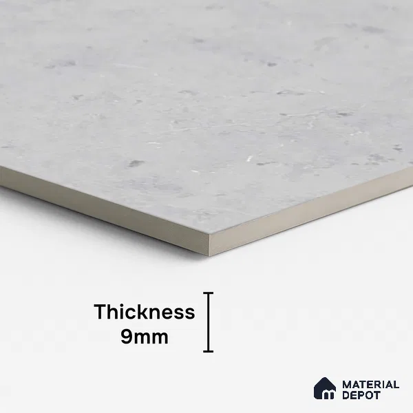 Stone Look Wall & Floor Tile TL 09032 | Glossy Finish 4 ft x 2 ft Vitrified Tile - 9 mm | Suitable For Kitchen, Bathroom, Bedroom & Office