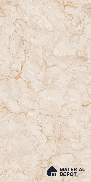Marble Look Wall & Floor Tile TL 08953 | Glossy Finish 4 ft x 2 ft Vitrified Tile - 9 mm | Suitable For Kitchen, Bathroom, Bedroom & Office