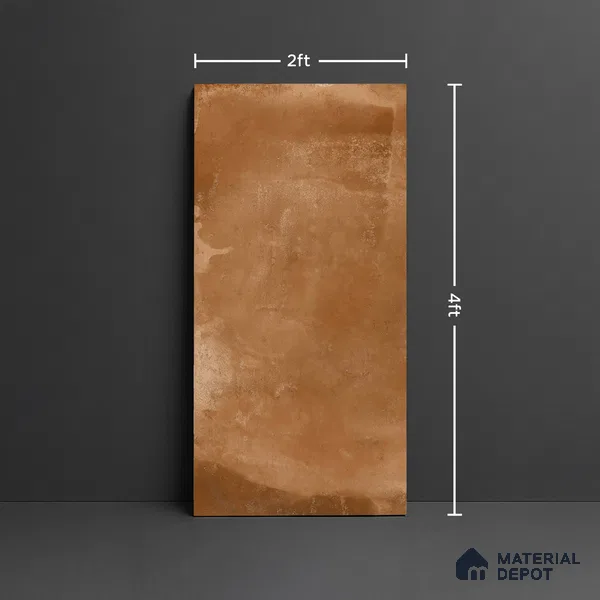 Stone Look Wall & Floor Tile TL 08891 | Glossy Finish 4 ft x 2 ft Vitrified Tile - 9 mm | Suitable For Kitchen, Bathroom, Bedroom & Office