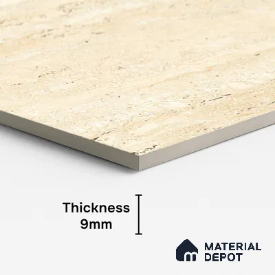 Stone Look Wall & Floor Tile TL 08894 | Glossy Finish 4 ft x 2 ft Vitrified Tile - 9 mm | Suitable For Kitchen, Bathroom, Bedroom & Office
