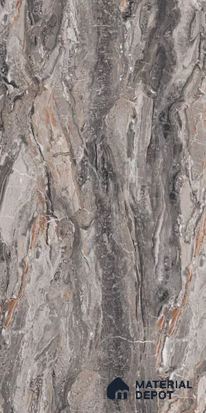 Marble Look Wall & Floor Tile TL 08960 | Glossy Finish 4 ft x 2 ft Vitrified Tile - 9 mm | Suitable For Kitchen, Bathroom, Bedroom & Office