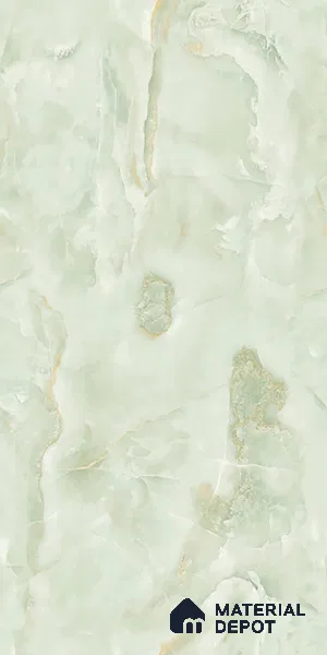 Marble Look Wall & Floor Tile TL 08943 | Glossy Finish 4 ft x 2 ft Vitrified Tile - 9 mm | Suitable For Kitchen, Bathroom, Bedroom & Office