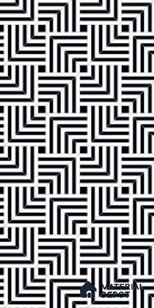 Patterned Look Wall & Floor Tile TL 09005 | Glossy Finish 4 ft x 2 ft Vitrified Tile - 9 mm | Suitable For Kitchen, Bathroom, Bedroom & Office