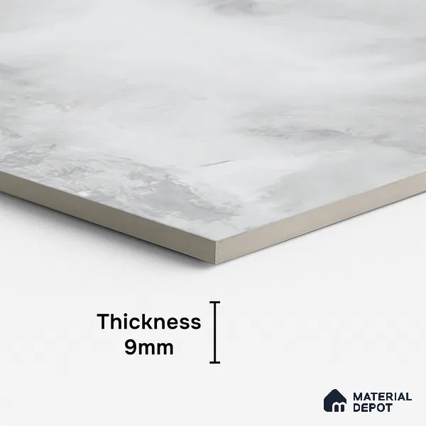 Stone Look Wall & Floor Tile TL 08887 | Glossy Finish 4 ft x 2 ft Vitrified Tile - 9 mm | Suitable For Kitchen, Bathroom, Bedroom & Office