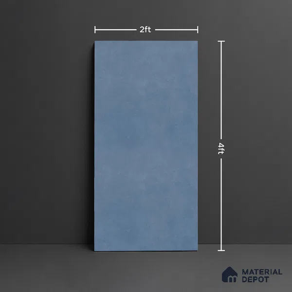 Stone Look Wall & Floor Tile TL 08970 | Glossy Finish 4 ft x 2 ft Vitrified Tile - 9 mm | Suitable For Kitchen, Bathroom, Bedroom & Office