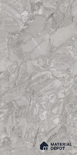 Marble Look Wall & Floor Tile TL 08934 | Glossy Finish 4 ft x 2 ft Vitrified Tile - 9 mm | Suitable For Kitchen, Bathroom, Bedroom & Office