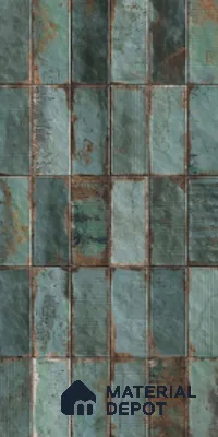 Faux Subway Look Wall & Floor Tile TL 08989 | Glossy Finish 4 ft x 2 ft Vitrified Tile - 9 mm | Suitable For Kitchen, Bathroom & Dining Area