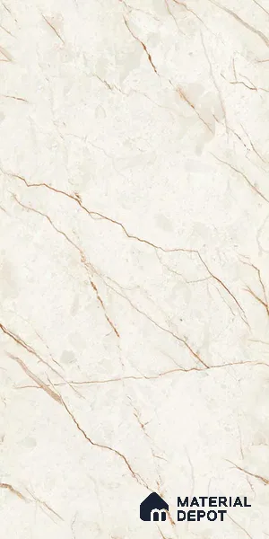 Marble Floor & Wall TL 12560 Frido Crema 4 ft x 2 ft Glossy Finish Vitrified Tile - 9 mm