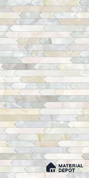 Highlighter Wall Tile TL 08994 | Glossy Finish 4 ft x 2 ft Vitrified Tile - 9 mm | Suitable For Bathroom, Accent/Feature Wall, Dining Area
